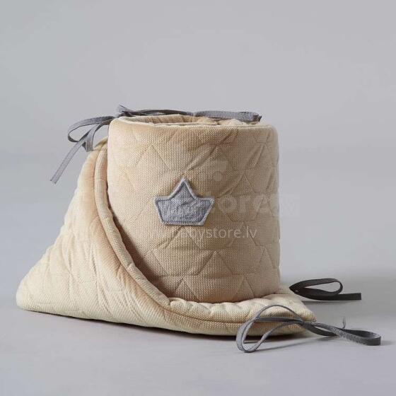 La Millou Velvet Collection Bed Bumper Vanilla Art.95344