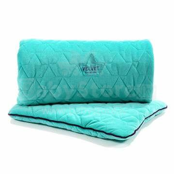 La Millou Velvet Collection Set Blanket&Mid Pillow  Turquise Art.95359 Kvaliteetne beebi tekiks ja padi
