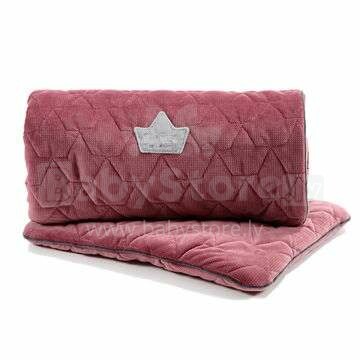 La Millou Velvet Collection Set Blanket&Mid Pillow  Mulberry Art.95361 Kvaliteetne beebi tekiks ja padi