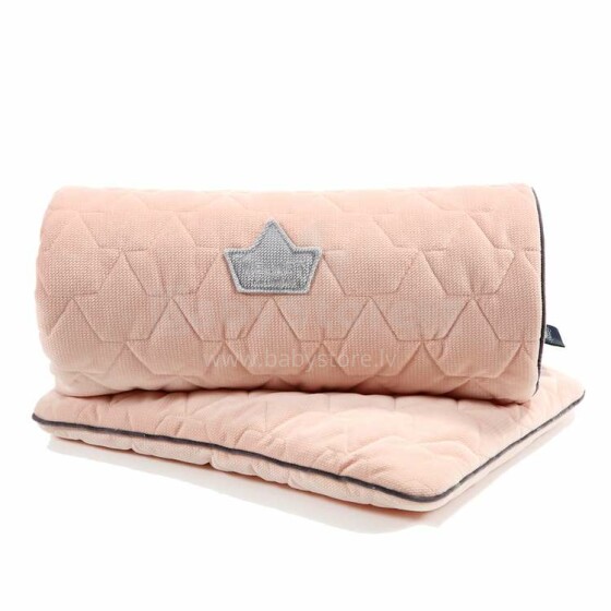 La Millou Velvet Collection Set Blanket&Mid Pillow  Powder Pink Art.95364 Kvaliteetne beebi tekiks ja padi