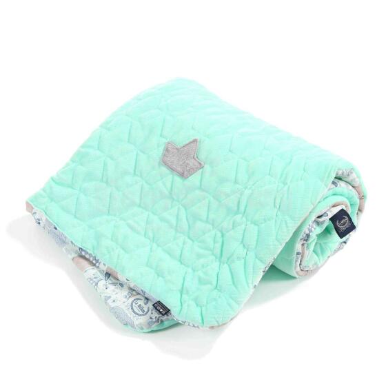 La Millou Velvet Collection Captain Toddler Blanket  Mint Art.95377