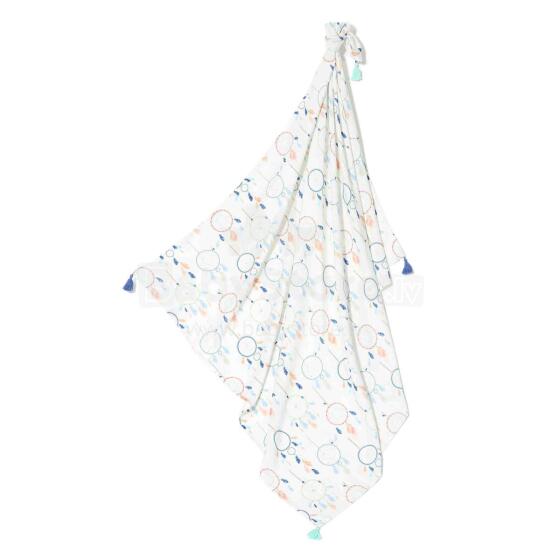 La Millou Art.95401 Bamboo Wrap Me Up Blanket Dreamcatcher White