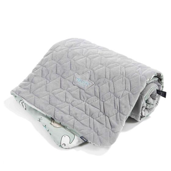 La Millou Velvet Collection Toddler Blanket  Unicorn Art.95445