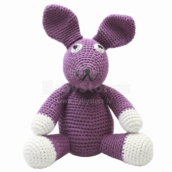 NatureZoo Teddy Bear Mrs.Rabbit Art.10074 Kootud laste mänguasja heliefekti