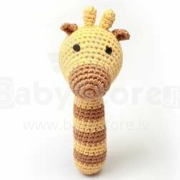 NatureZoo Rattle Stick Mr.Giraffe Art.20054 Kootud Baby Rattle