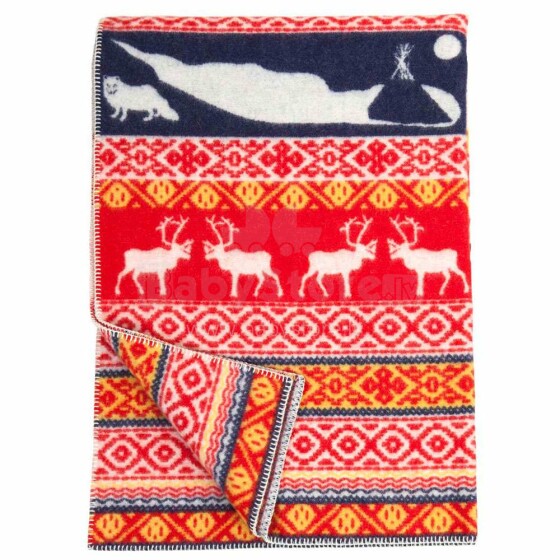 Klippan of Sweden Eco Wool Art.2447.02 Детское одеяло из натуральной эко шерсти, 65х90см