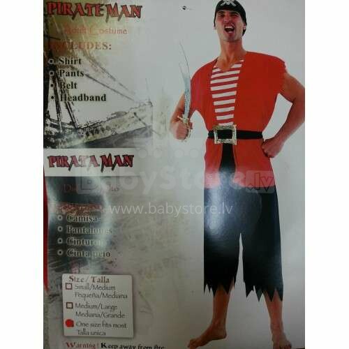 Feya princess Adult costume Pirate Man