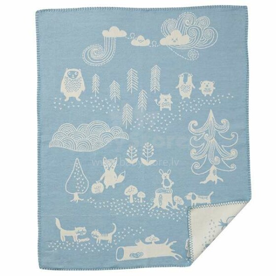 Klippan of Sweden Organic Cotton Art.2536.01 Детское  одеяло из натурального органического хлопка  , 70х90см