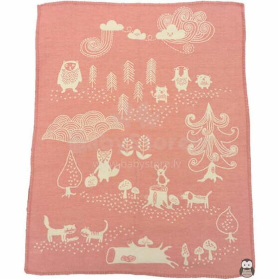 Klippan of Sweden Organic Cotton Art.2536.03 Детское  одеяло из натурального органического хлопка  , 70х90см