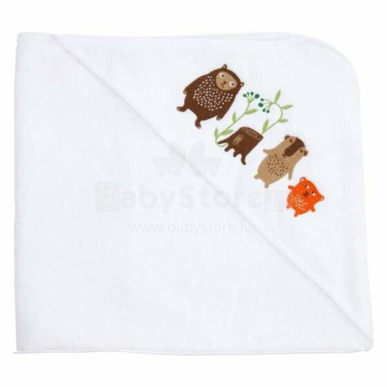Klippan Of Sweden Little Bear Art.6000.62 Baby Bath Towel 75x80 cm