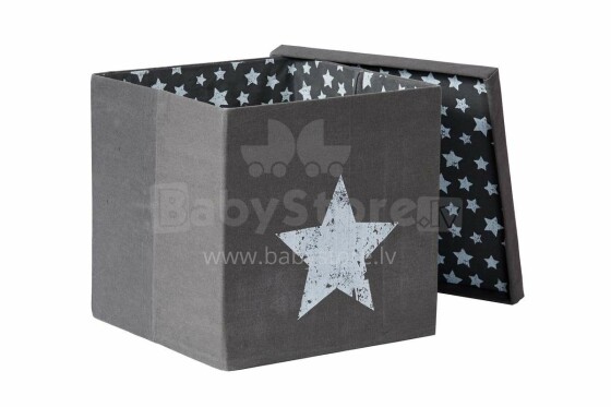Store It Large Storage Box Grey Art.672968 uzglabāšanas kaste ar vāku