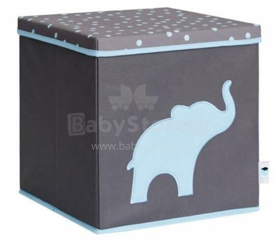 Store It Large Storage Box Elephant Art.672425  Ящик для хранения с крышкой