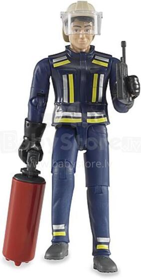Bruder Firemann Art.07324  rotaļu figūriņa Ugunsdzēsējs