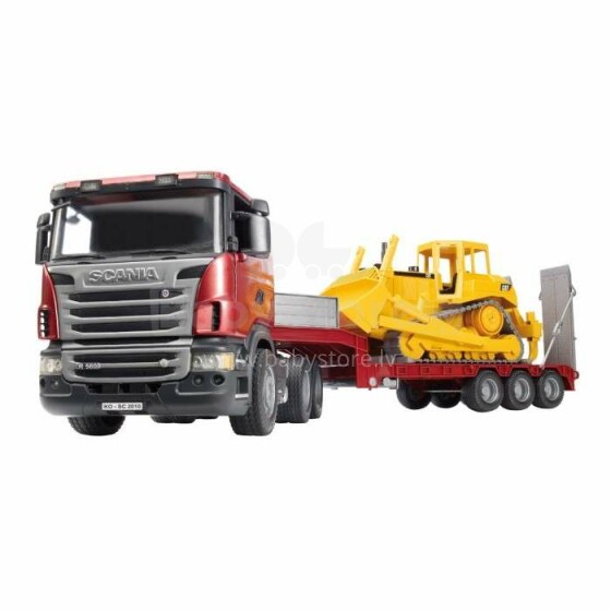 Bruder Art.03555 Traktors Scania ar dzeltenu buldozeru
