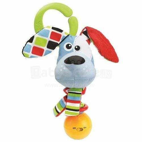 Yookidoo Dog 'Shake me' Rattle Art.40134 Погремушка музыкальная Собачка