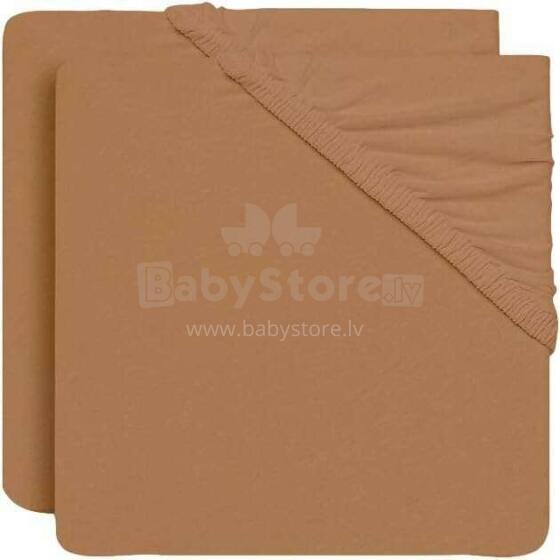 Jollein Sheet Jersey Art.2511-501-00103 Biscuit 40/50x80/90cm 2 pack
