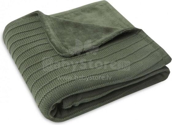Jollein Cot Pure Knit Art.517-522-67010 Leaf Green/Velvet GOTS