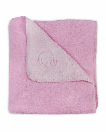 Jollein Comfy Pink Art. 520-511-65037 Minkšta antklodė (languota) 75x100cm