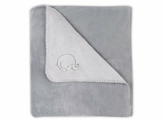 Jollein Comfy Grey Art.520-511-65038 Minkšta medvilninė antklodė (languota) 75x100cm