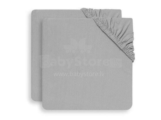 Jollein Jersey Art.2511-507-00078 Soft Grey 60x120cm