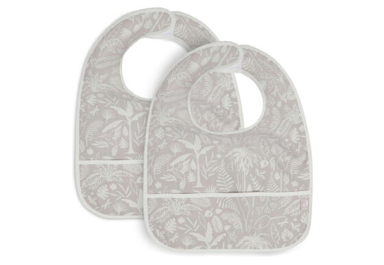 Jollein Bib Waterproof Art.029-864-66074 Botanical Nougat