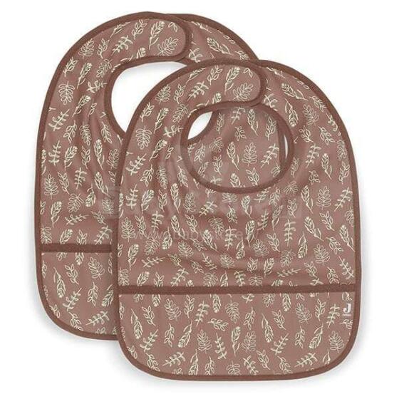 Jollein Terry Bib Waterproof Art.029-864-66027 Meadow Chestnut