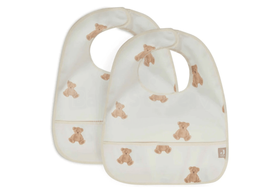 Jollein Bib Waterproof Art.029-864-66095 Teddy Bear