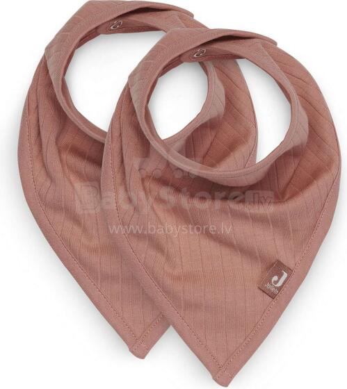 Jollein Bandana Bib Art.029-867-66034 Basic Stripe Rosewood