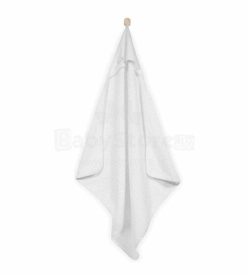 Jollein Bathcape White Art.534-514-00001  Baby käterätik rätikuga 75x75sm