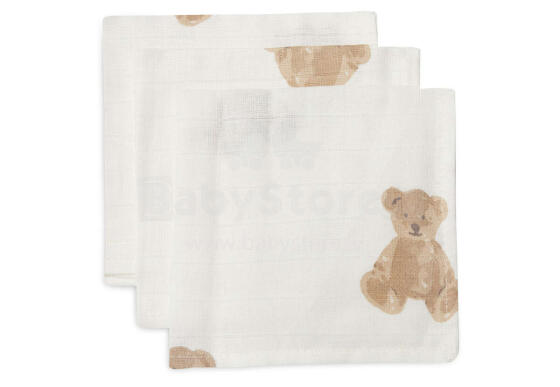 Jollein Muslin Face Teddy Bear Art.537-848-66095