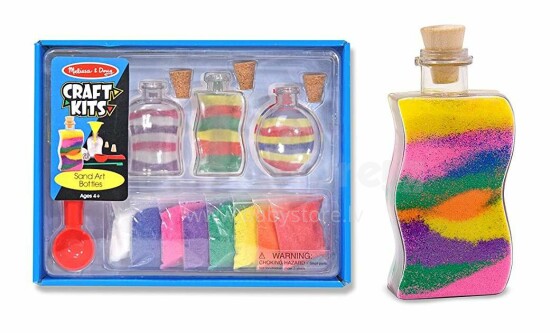 Melissa&Doug Sand Art Bottles Art.14232 Набор для творчества Сосуд с цветным песком
