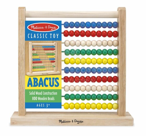 Melissa&Doug Abacus  Art.10493 Детские деревянные счёты