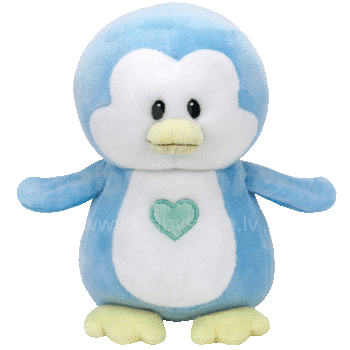 TY Baby Ty TWINKLES Blue Penguin Art.TY32158 Aukštos kokybės minkštas pliušinis žaislas