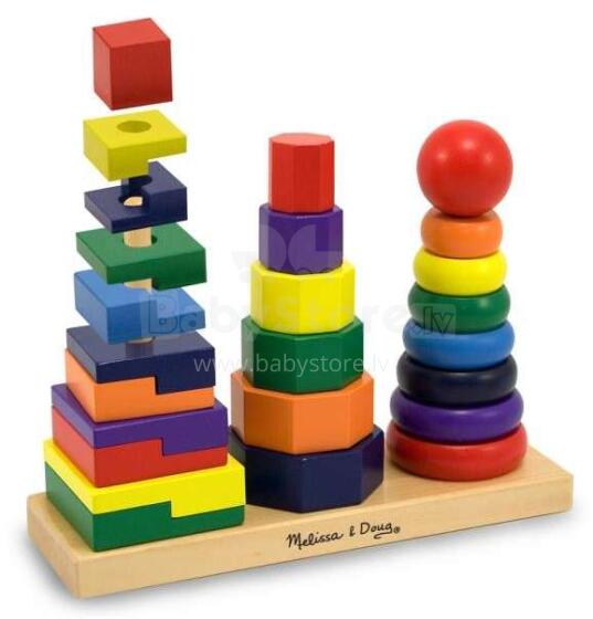 Melissa&Doug Geometric Stacker   Art.10567