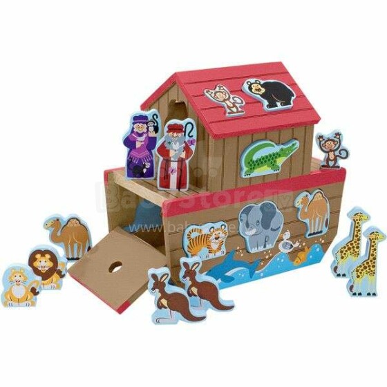 Melissa&Doug Ark Play Set Art.13786   Деревянный домик с фигурками