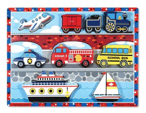 Melissa&Doug Puzzles Vehicles  Art.13725