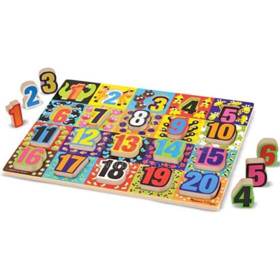 Melissa&Doug Puzzles  Jumbo Numbers Art.13832