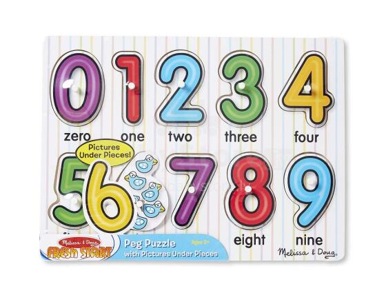 Melissa&Doug Puzzles Numbers Art.13273