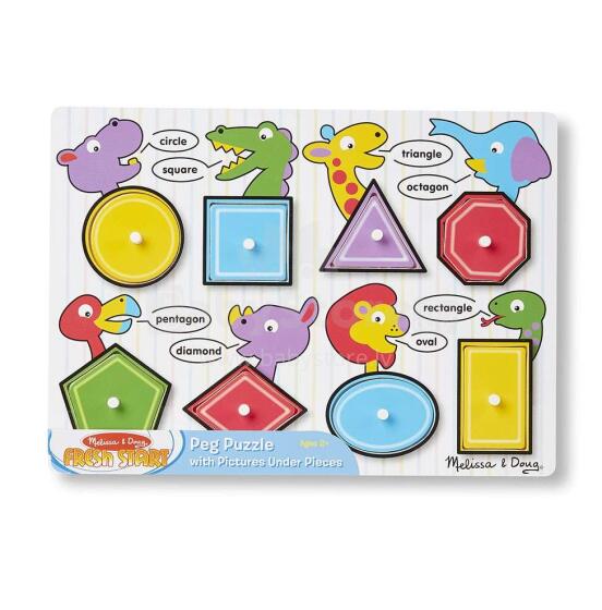 Melissa&Doug Puzzles Shapes Art.13285