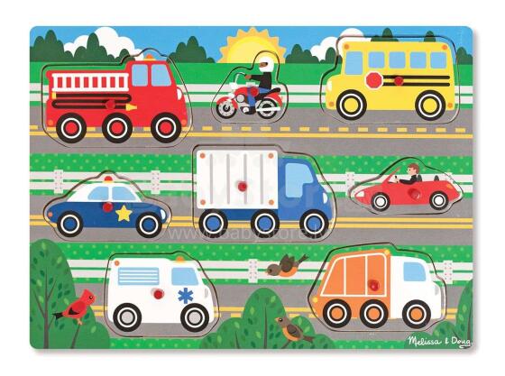 Melissa&Doug Puzzles Vehicles Art.19051