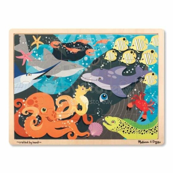 Melissa&Doug  Jigsaw Puzzles Ocean Art.19072   Puust arendav puzzle