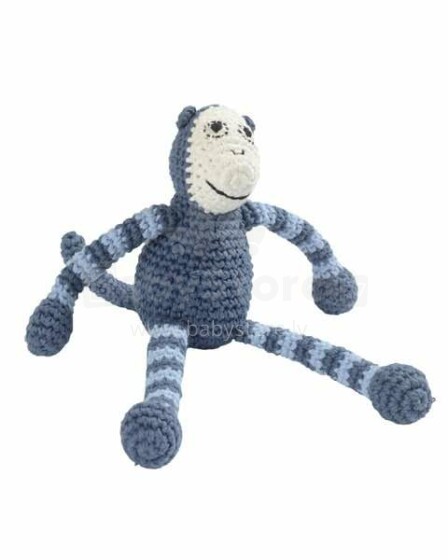 Smallstuff  Crochet Monkey Art.40031-05  Вязаная детская игрушка из натурального бамбука,20см