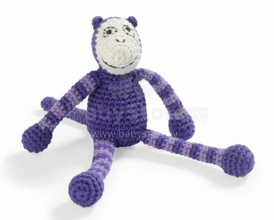 Smallstuff  Crochet Monkey Art.40031-06 Вязаная детская игрушка из натурального бамбука,20см