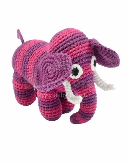 Smallstuff  Crochet Animals Art.40008-12  Вязаная детская игрушка из натурального бамбука,20см