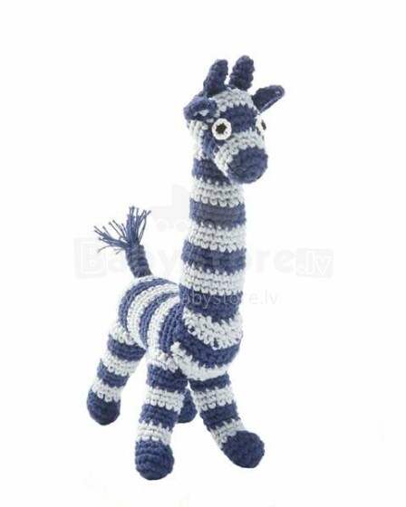 Smallstuff  Crochet Animals Art.40008-19  Kootud laste mänguasi on valmistatud looduslikust bambusest