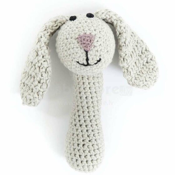 Smallstuff Crochet Maracas Rabbit Art.40005-25  Погремушка вязаная  для новорожденных