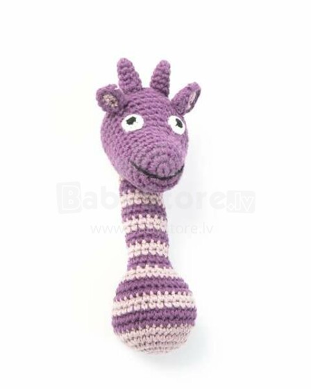 Smallstuff Crochet Maracas Giraffe Art.40005-22 Mīksts adīts grabulis