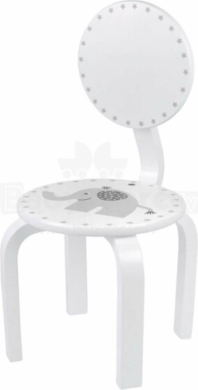 JaBaDaBaDo kėdė dramblys Art.W7068 Medinė vaikų kėdė