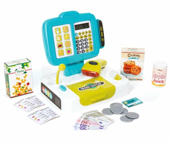 Smoby Art.350104S Cash Registers with sound and light effects