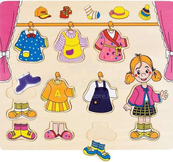 Bino Puzzle Wardrobe Art.BN88110